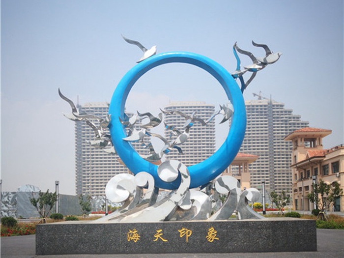 不锈钢城市广场 